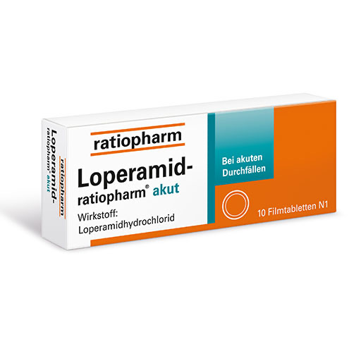 LOPERAMID-ratiopharm akut 2 mg Filmtabletten
