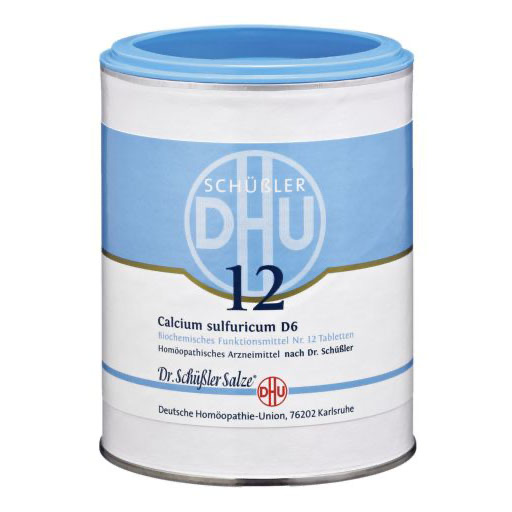 BIOCHEMIE DHU 12 Calcium sulfuricum D 6 Tabletten