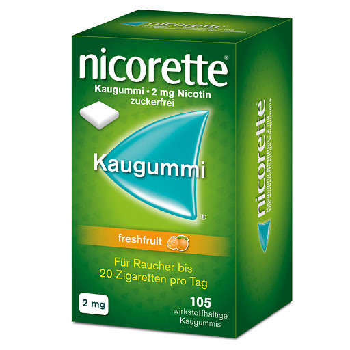 nicorette&reg; Kaugummi freshfruit, 2 mg Nikotin