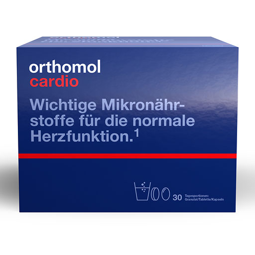 ORTHOMOL Cardio Granulat/Kaps./Tabl.Kombipack.