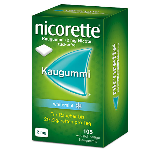nicorette&reg; Kaugummi whitemint, 2 mg Nikotin