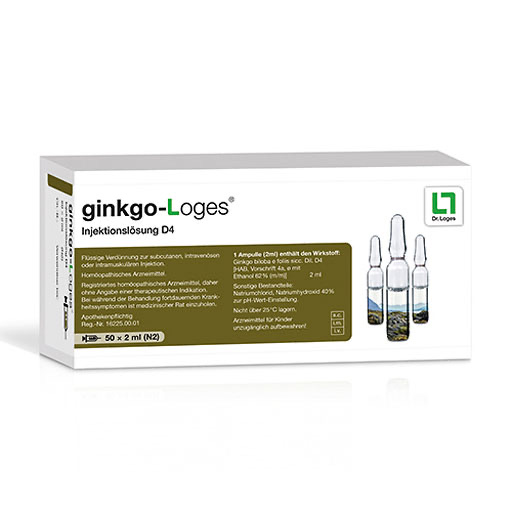 GINKGO-LOGES Injektionsl&ouml;sung D 4 Amp.