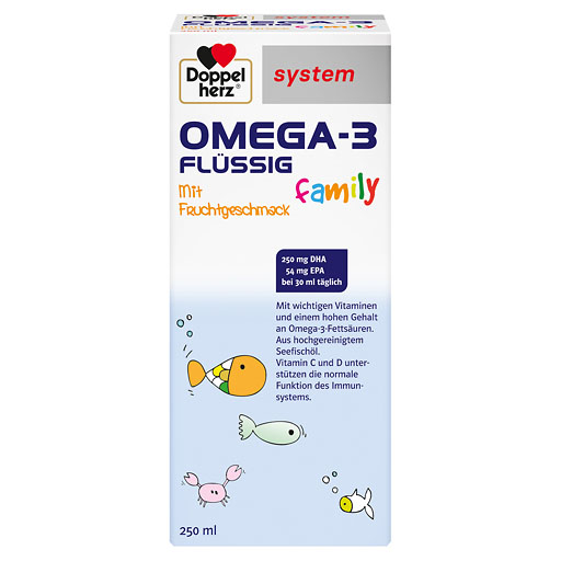 DOPPELHERZ Omega-3 fl&uuml;ssig family system