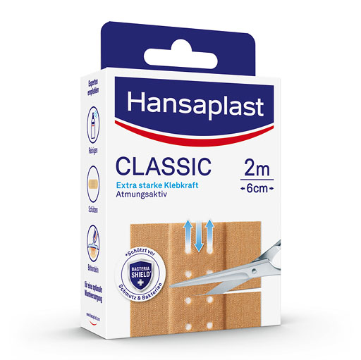 HANSAPLAST Classic Pflaster 6 cmx2 m
