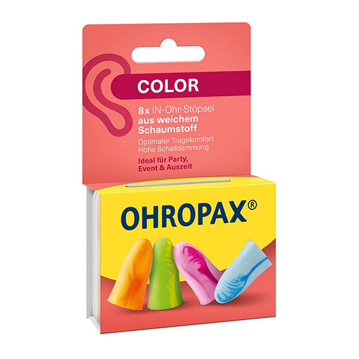 OHROPAX color Schaumstoff In-Ohr St&ouml;psel