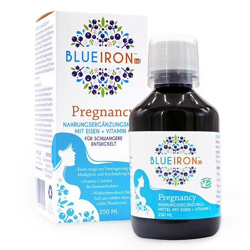 BLUEIRON Eisen Pregnancy+Fols&auml;ure Fl&uuml;ss.z.Einn.